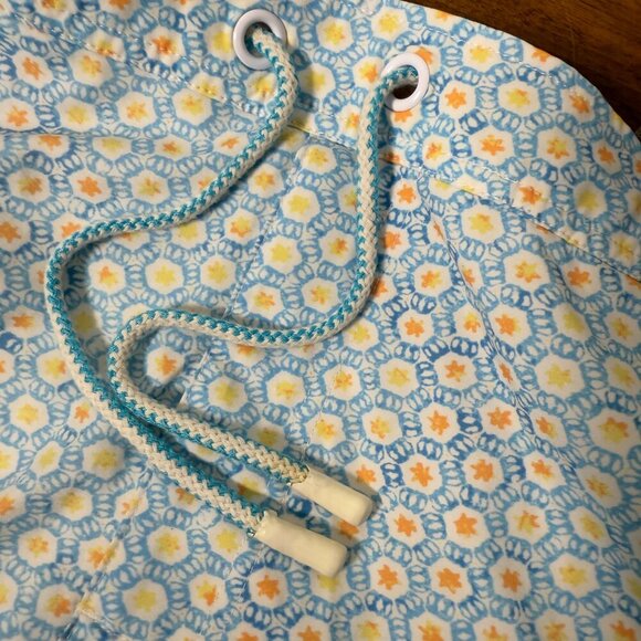 Johnnie O Blue & Yellow Print Swim Shorts Size XL - Picture 7 of 7